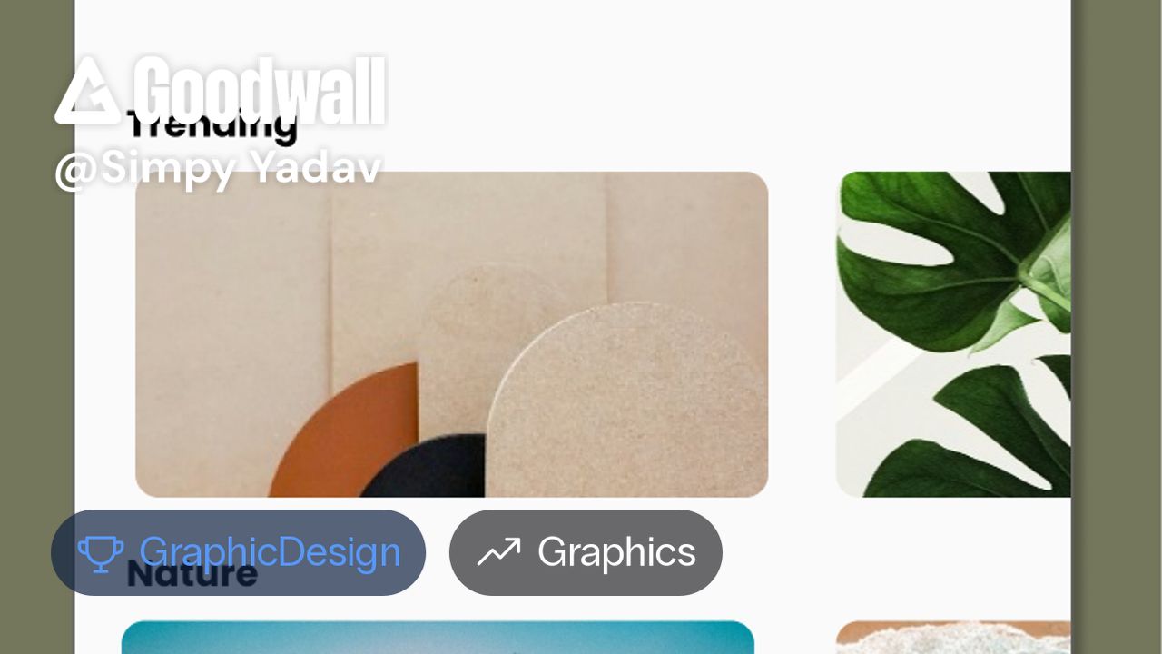 Simpy Yadav's post on Goodwall - #GraphicDesign #figma #graphics Hello ...