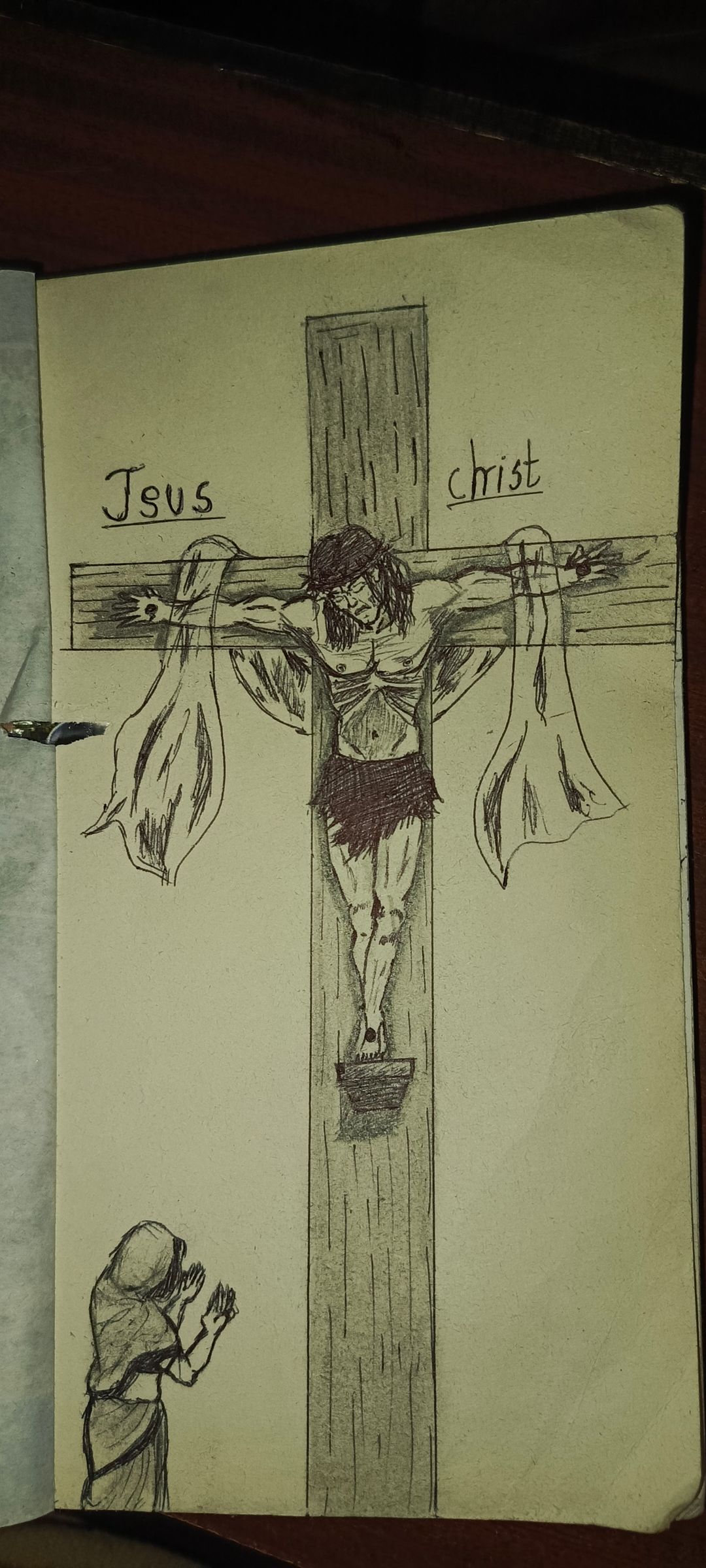 RAJAN Sirmal's post on Goodwall - I draw Jesus Christ on my classroom ...