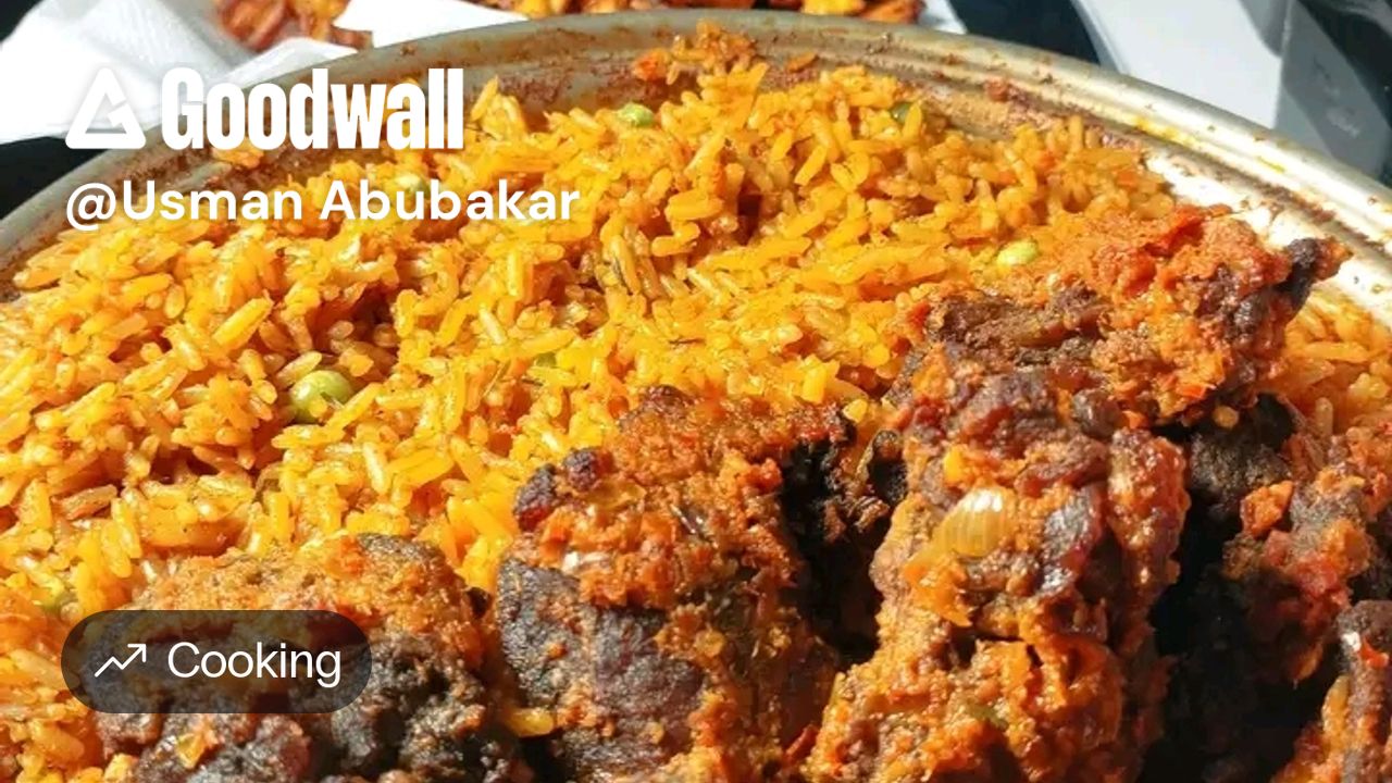 Usman Rice Usman Abubakar's post on Goodwall - #CookAtHome Personal party jollof ...