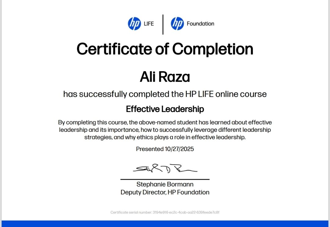 Ali Raza's post on Goodwall - Hi I'm Ali Raza. Many diseases silently ...
