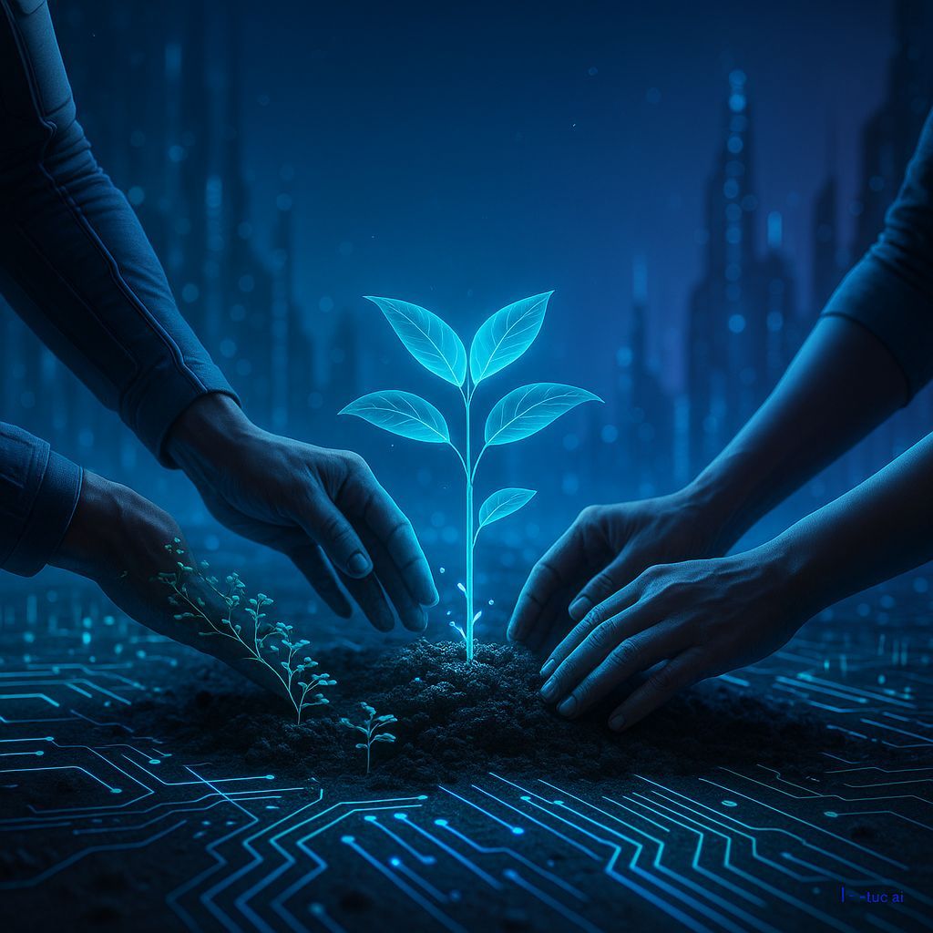 Mike Emmanuel's post on Goodwall - A futuristic AI image of a world ...