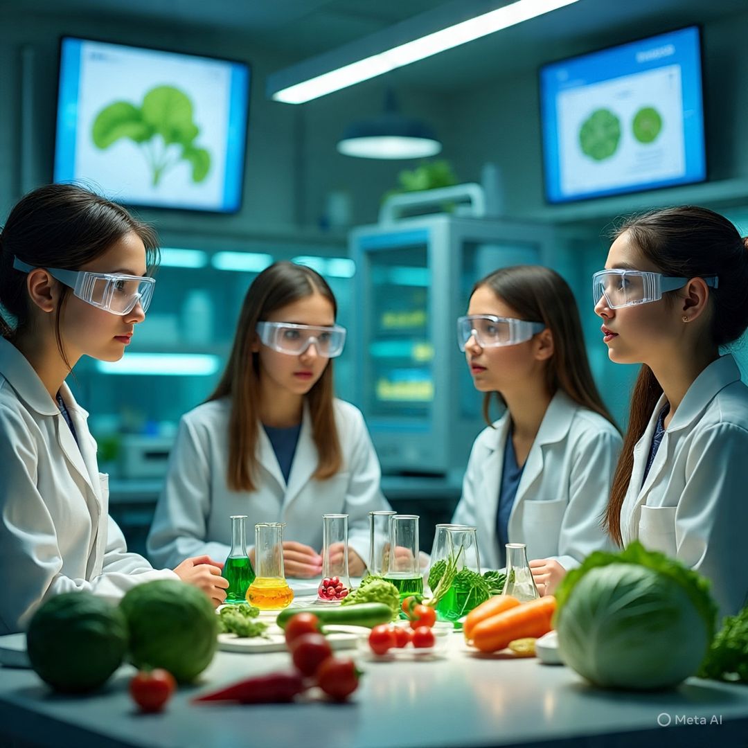 Barkat Ali's post on Goodwall - #vegiterian In a cutting-edge lab, four ...