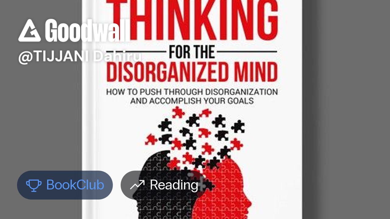 Disorganized Lecture Notes Elements TIJJANI Dahiru's post on Goodwall - The book cover for Organized ...