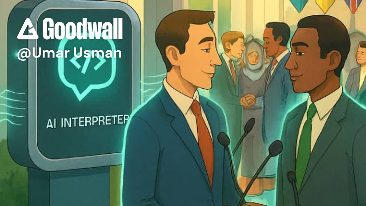 Usman Language Lab Umar Usman's post on Goodwall - This image shows a universal access ...