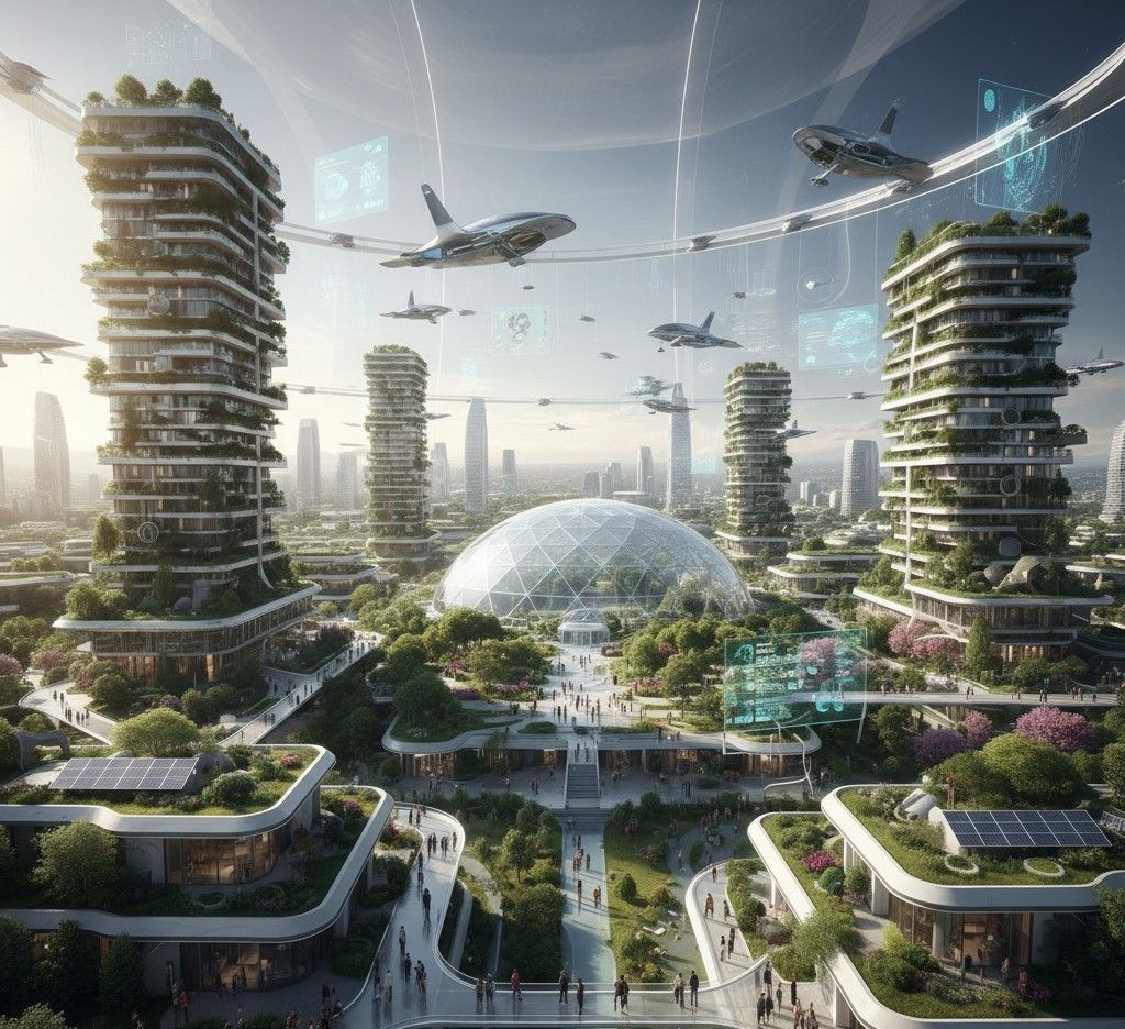 Boi Ngozi's post on Goodwall - A Futuristic biophilic ecocity. High ...