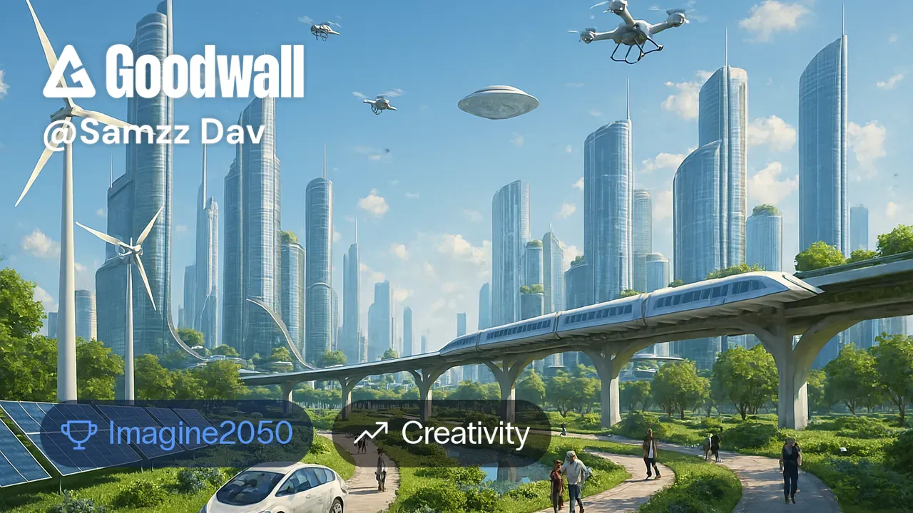 Infrastructure 2050 Samzz Dav's post on Goodwall - A utopian Earth in 2050, where cities ...