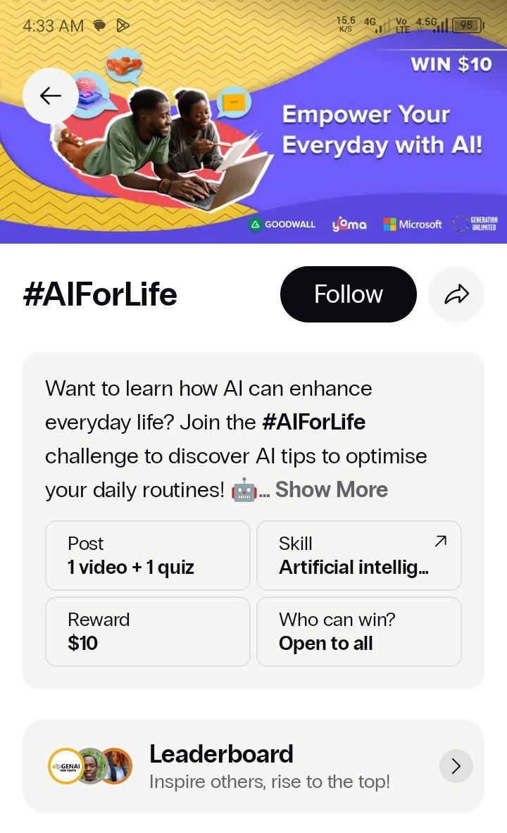 Luke Gerald Jr.'s post on Goodwall - How AI helps me in my everyday ...