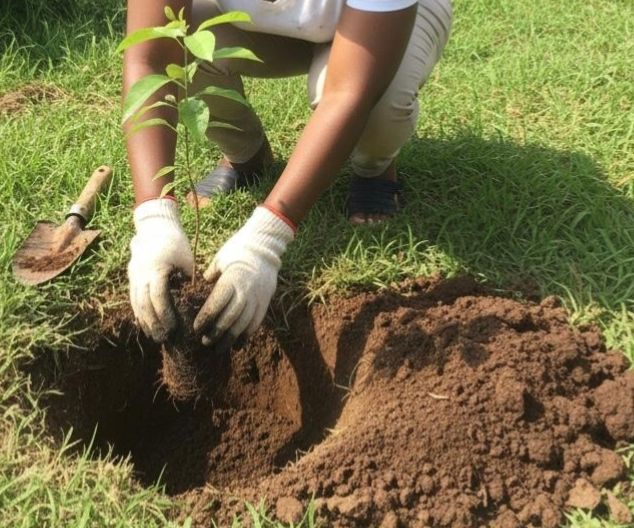 Saka Fuad's post on Goodwall - The plant shown is a young guava tree ...