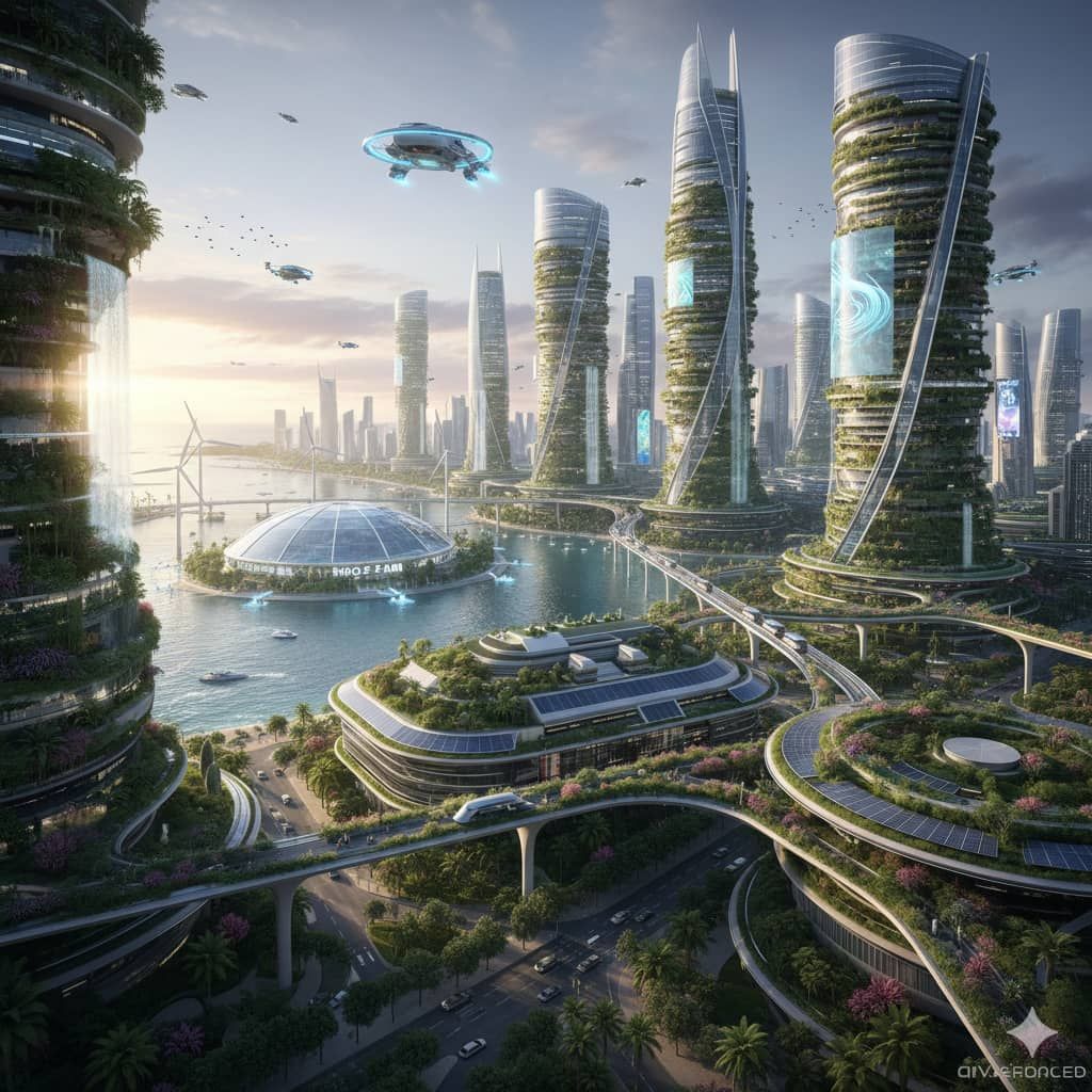 Oru Prince David's post on Goodwall - This 2050 cityscape envisions a ...