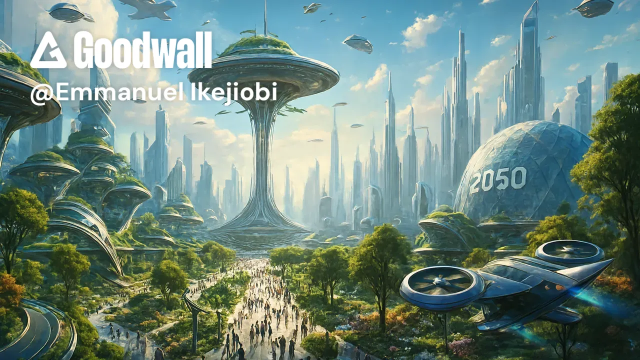 Infrastructure 2050 Emmanuel Ikejiobi's post on Goodwall - A vibrant future Earth in 2050 ...