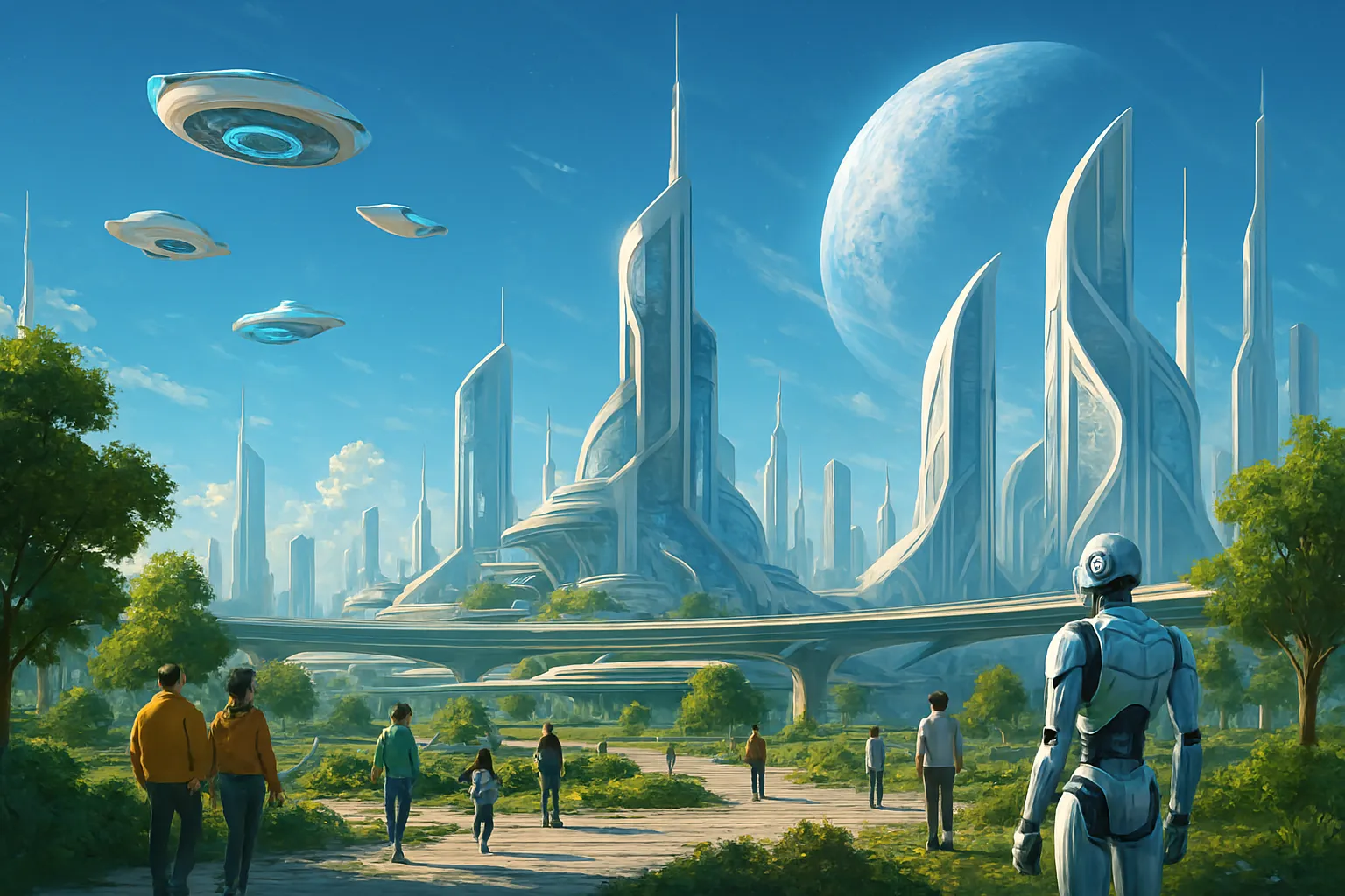 Waheed Omo Mummy's post on Goodwall - A futuristic cityscape 100 years ...