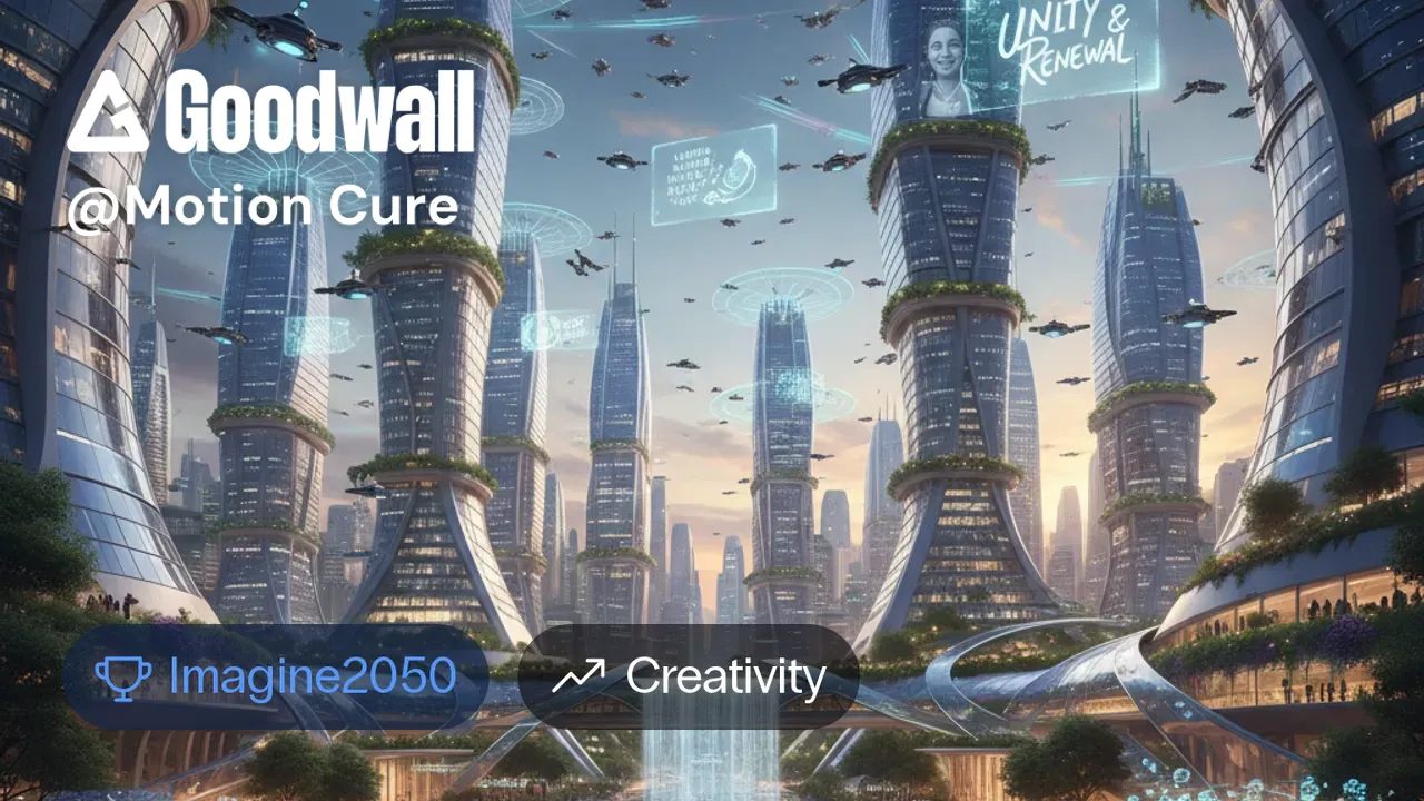 Infrastructure 2050 Motion Cure's post on Goodwall - A futuristic Earth in 2050, featuring ...