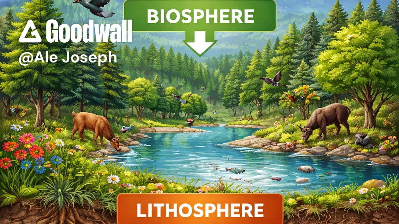 Post Biosphere Ale Joseph's post on Goodwall - The lithosphere is the solid outer ...