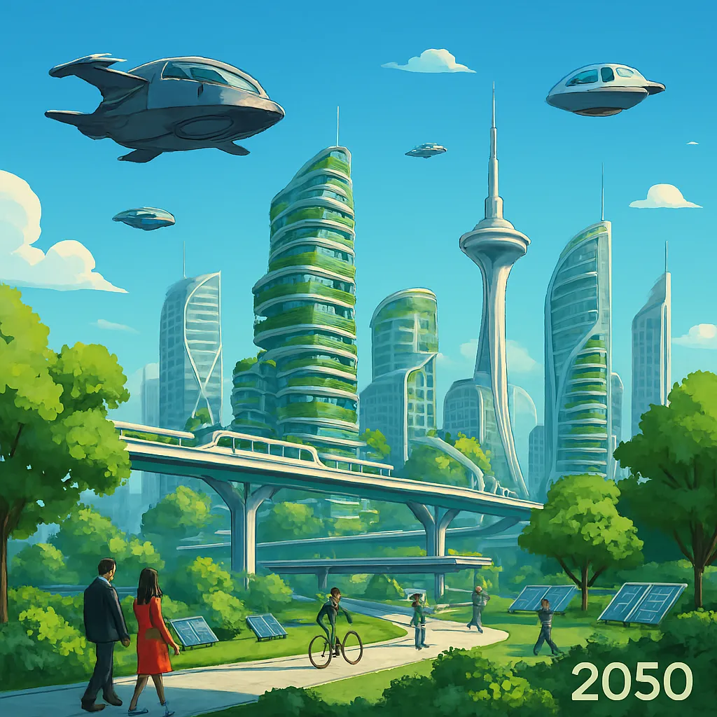 Mr Major's post on Goodwall - A futuristic Earth in 2050 featuring eco ...