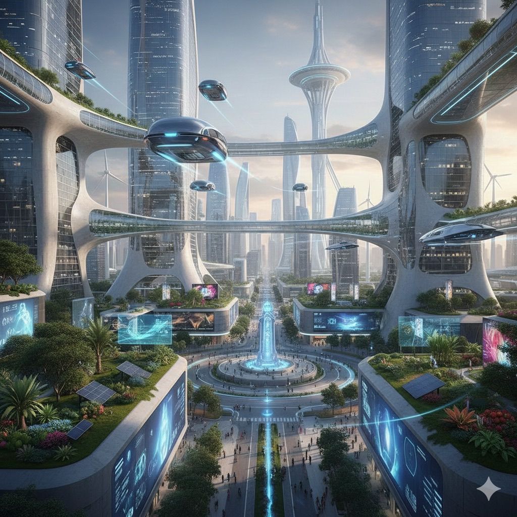 Beg Dh's post on Goodwall - A futuristic Earth in 2050, featuring smart ...