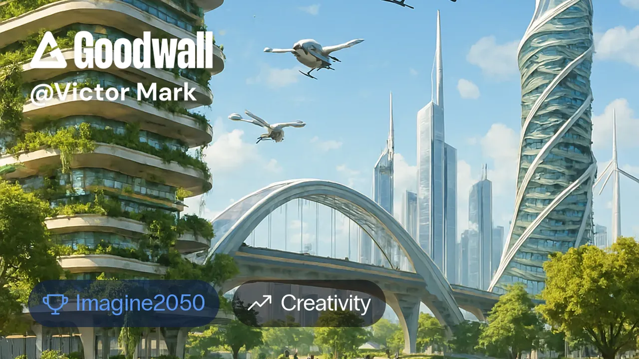 Infrastructure 2050 Victor Mark's post on Goodwall - A futuristic Earth in 2050 where ...
