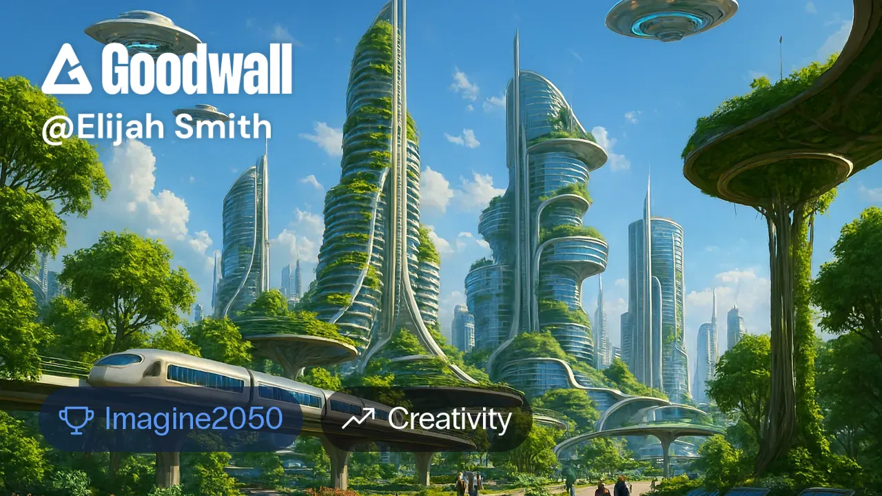 Infrastructure 2050 Elijah Smith's post on Goodwall - A futuristic Earth in 2050 featuring ...
