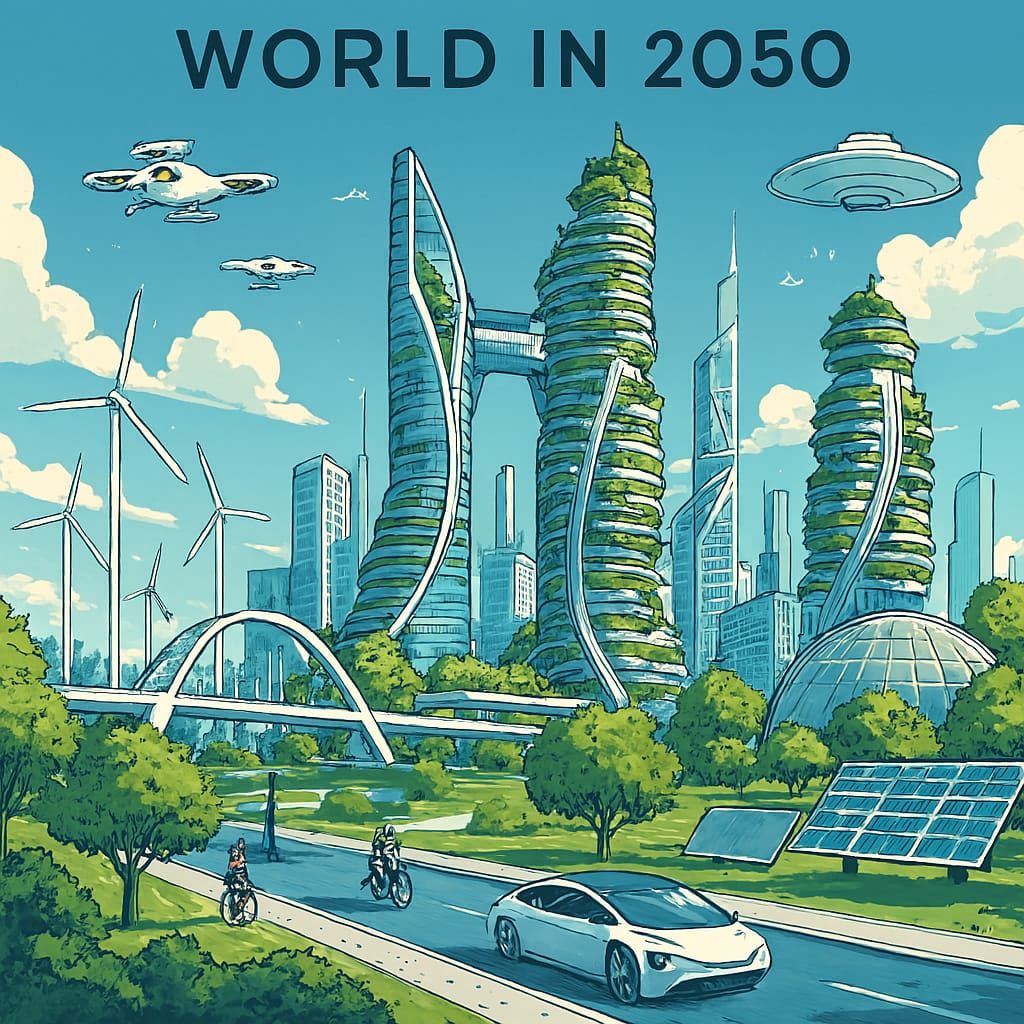 Famous Bola's post on Goodwall - A futuristic Earth in 2050, showcasing ...
