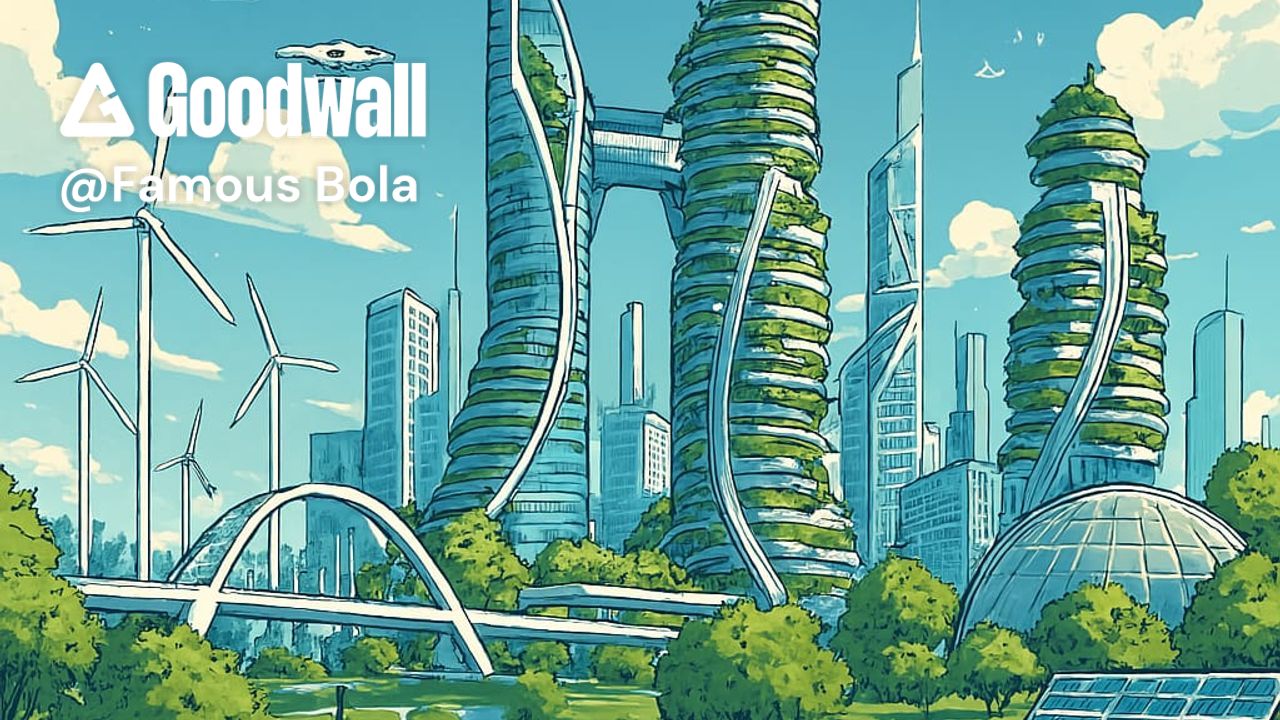 Geodesic Features Vehicles Famous Bola's post on Goodwall - A futuristic Earth in 2050, showcasing ...