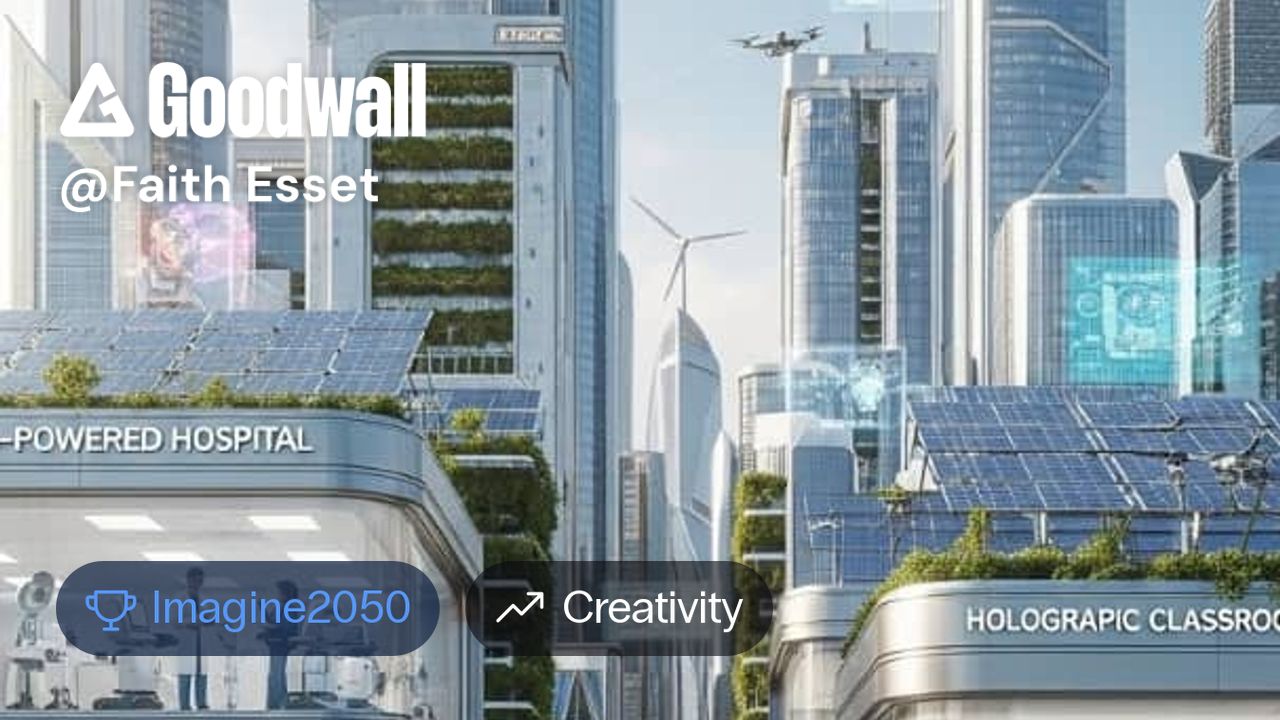 Doctors In2050 Faith Esset's post on Goodwall - The world in 2050 with advanced ...