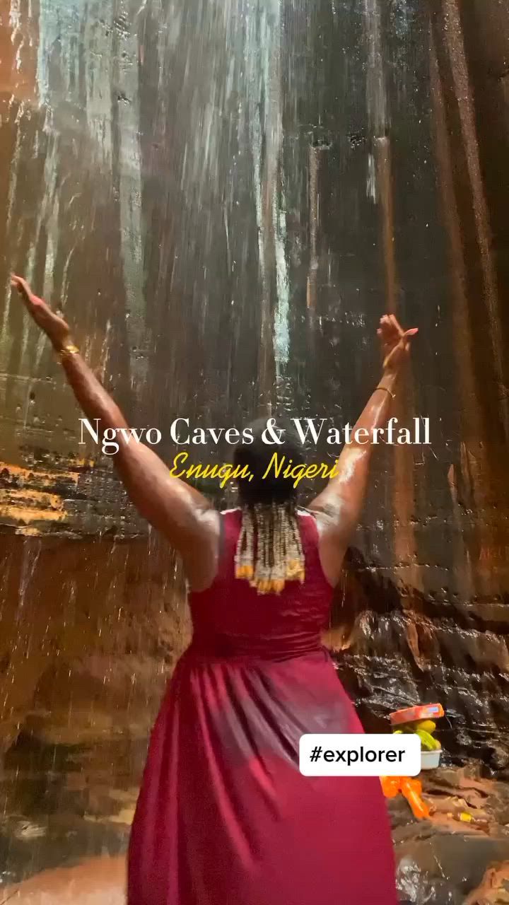 Jenny Afi's post on Goodwall - My visit to Ngwo Caves & water falls in ...